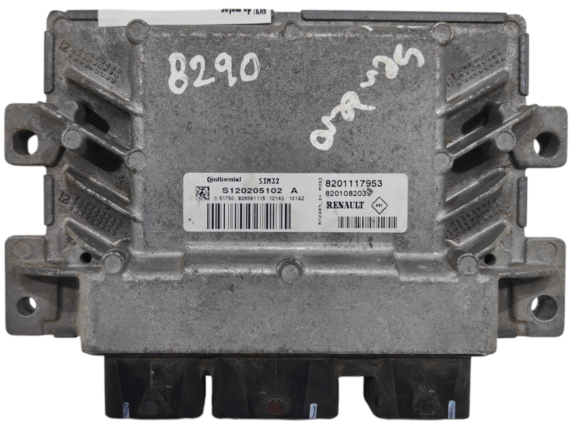 ECU de motor Renault CLIO 1.2 , Ref: 8290-K3B2