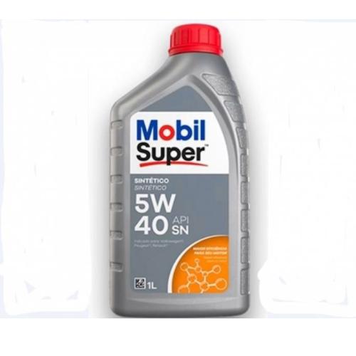 ACEITE MOBIL 1 LTS. 5W40 SINTETICO SUPER3000 API SN PLUS ANP21239 TAPA ROJA