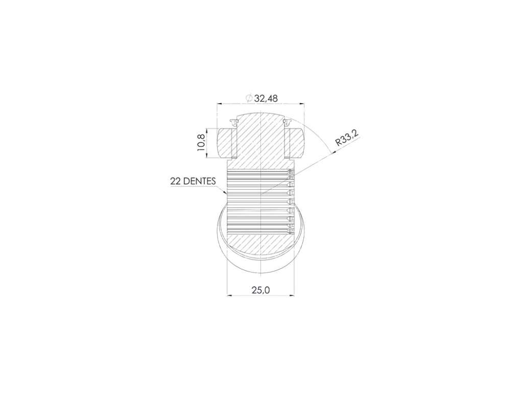 TRICETA GM COBALT/KIA 22E 32.47MM