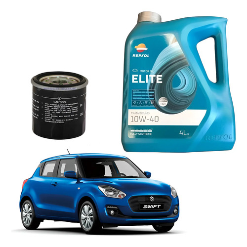 Filtro + Aceite Suzuki Swift 1.2 Nafta