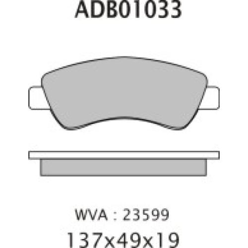 JGO. PASTILLAS FRENO PEUGEOT CITROEN CELYSEE (4=)307 1.6 1.6 16V 2.0 2.016V SIST.BOSCH 2002..ALIED