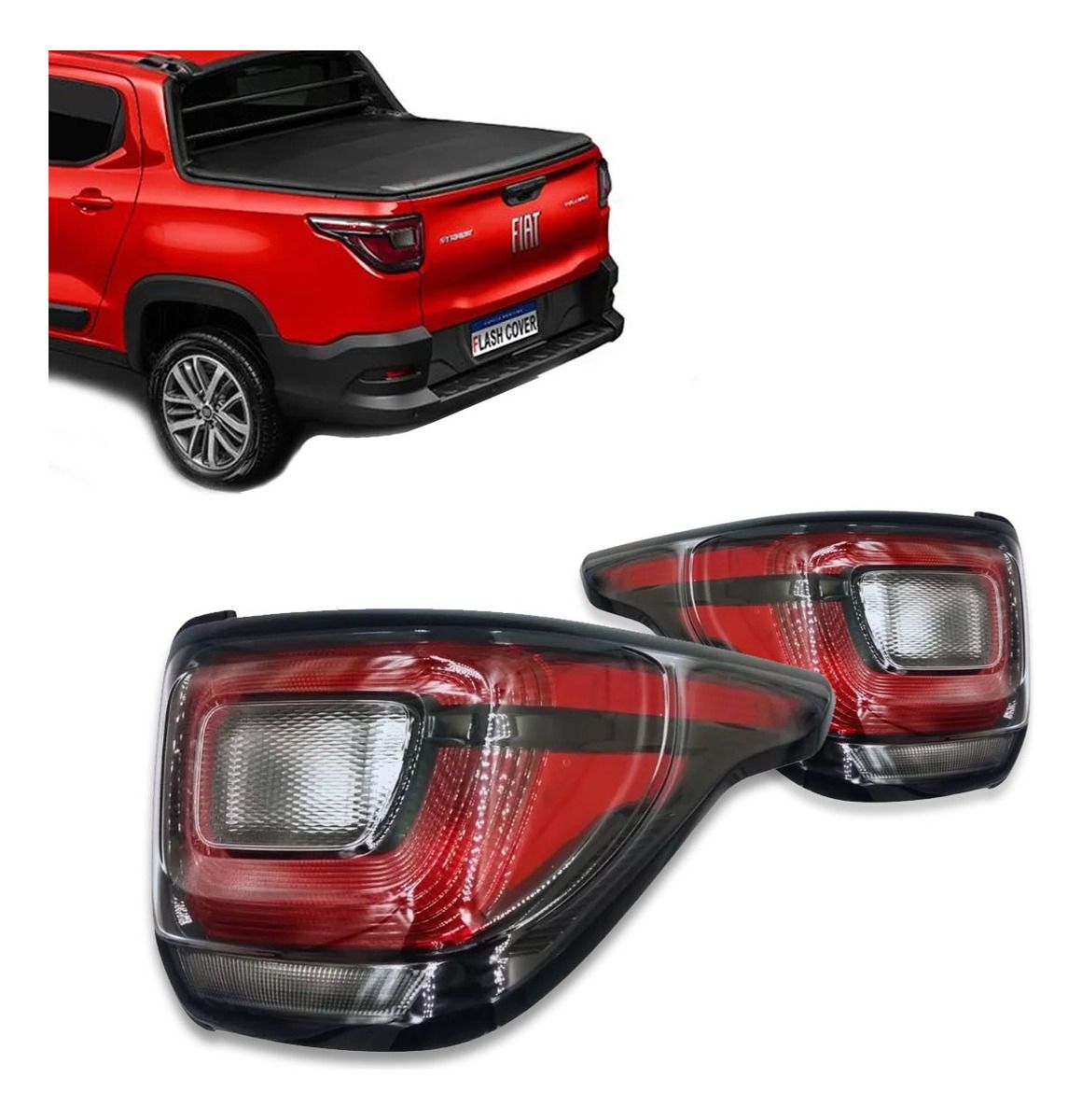 Faro Trasero Fiat Strada 2020 A 2025 Derecho
