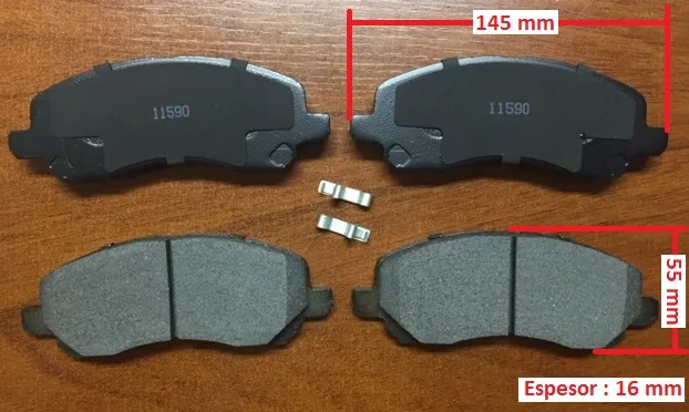 PASTILLAS DEL MITSUBISHI LANCER 04 BREMSI