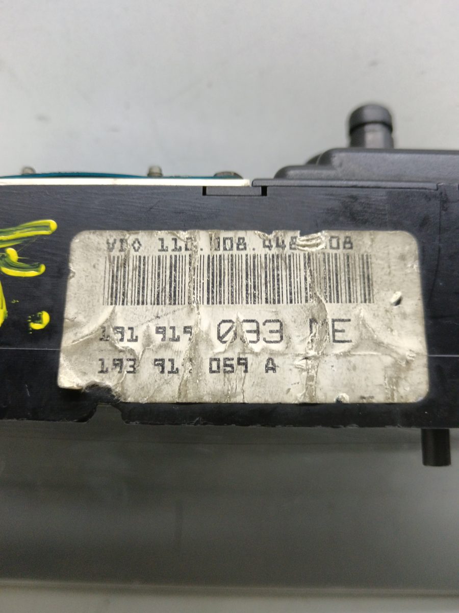 Tablero de Instrumentos Volkswagen Golf II (191/193) desde 1983 1,6 191919033