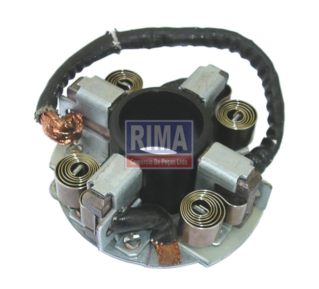 Porta carbones para motor de arranque