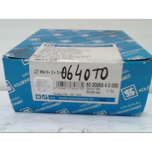 JGO. AROS PEUGEOT CITROEN 2.5 STD KS LISO 92MM BOXER JUM.FIAT DUC.IVECO 814067 1º ARO CONICO80000684
