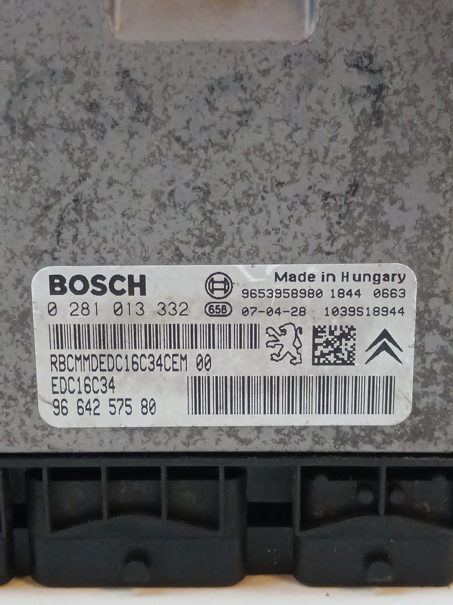 Centralita Motor Uce Peugeot 307 Break/sw (S2) 2005-2008 D-Sign 1.6L 80kW 0281013332