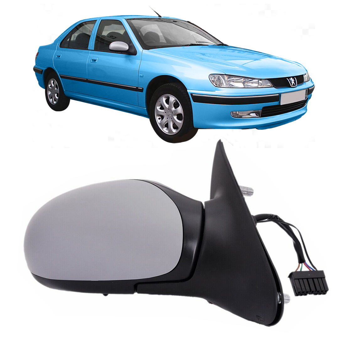 Espejo retrovisor exterior eléctrico