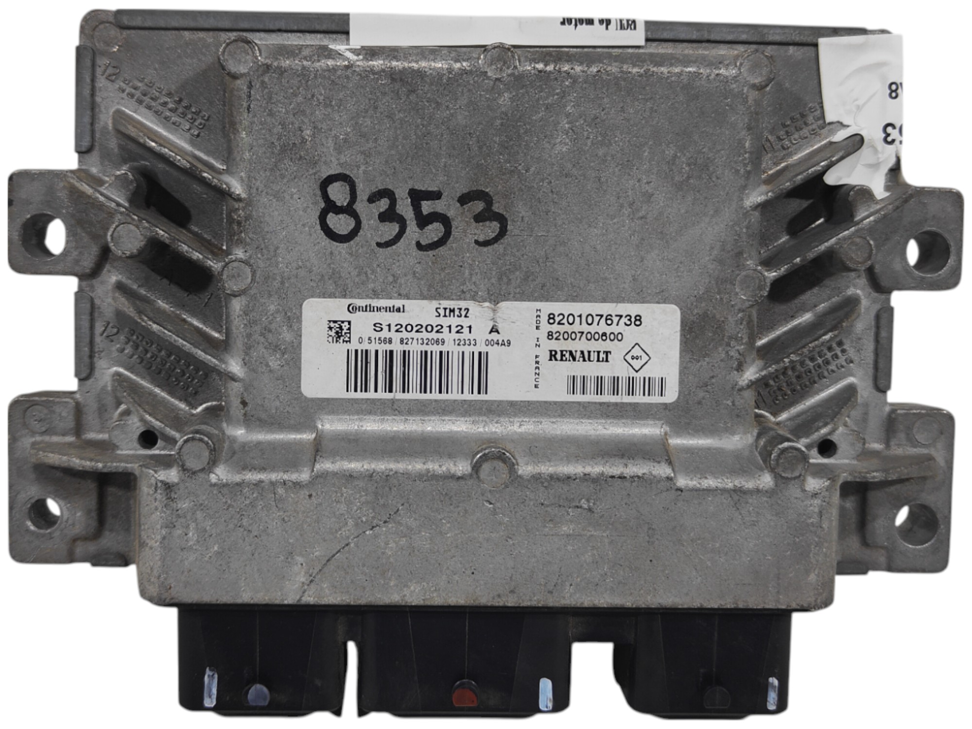 ECU de motor Renault CLIO III 1.6 16V , Ref: 8353-K3A8