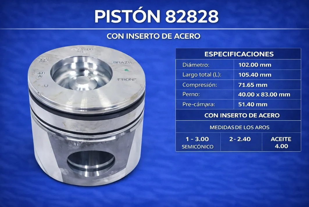 PISTON (102.00) CUMMINS 4BT3.9-6BT5.9 STD (1CIL)