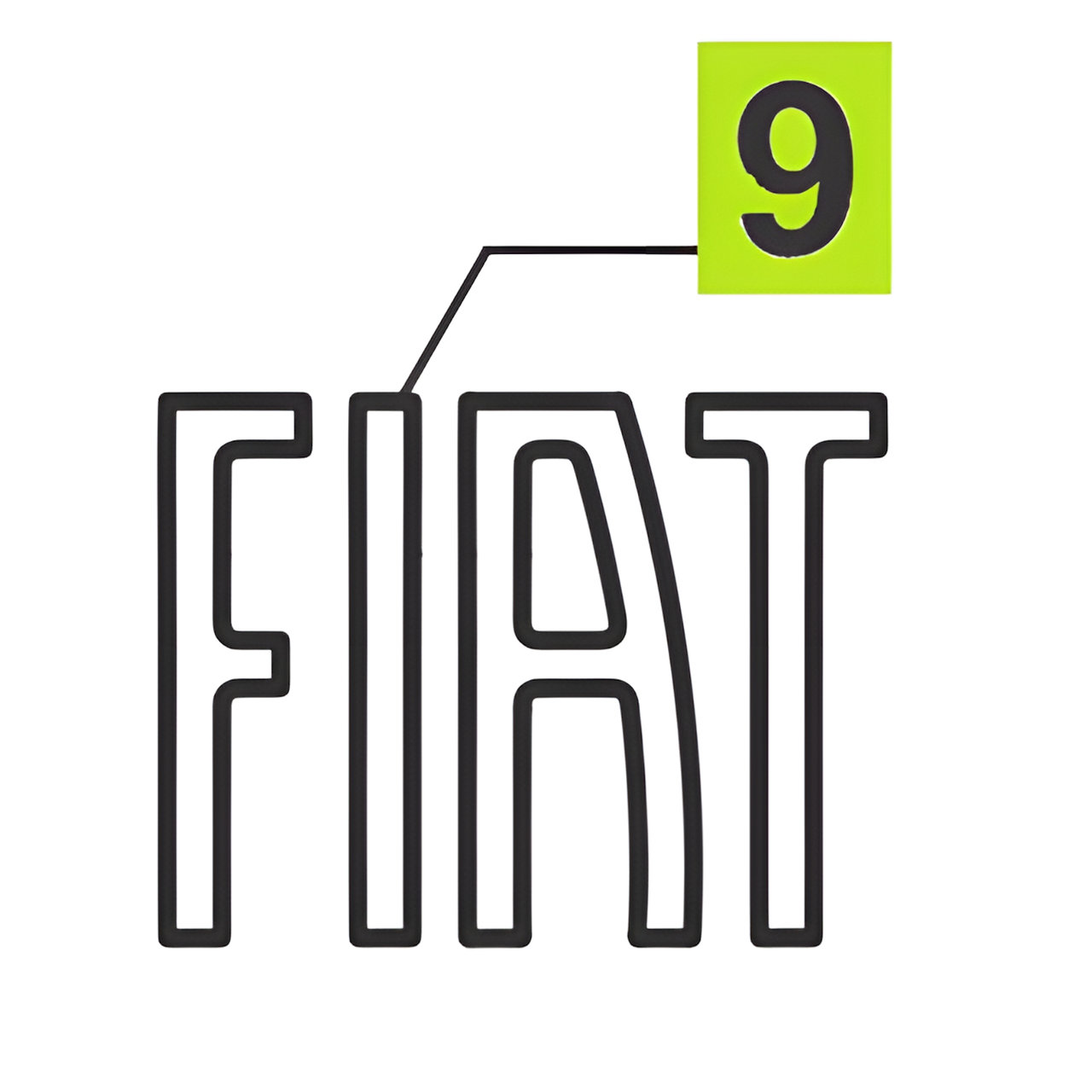SIGLA "FIAT" PORTON TRAS. -ORIGINAL