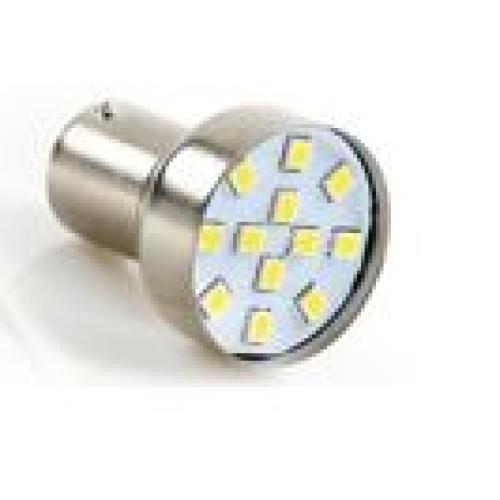LAMPARA TIPO LED 1 POLO S25 BA15S BAY15D 12LEDS 2835SMD 10002 STX