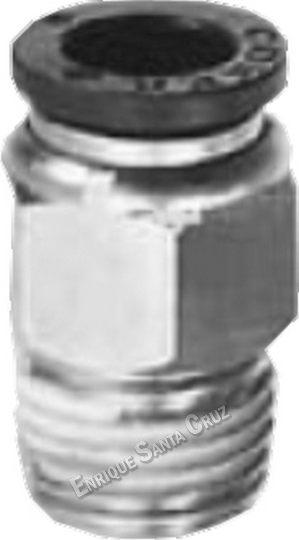 Conector rápido recto