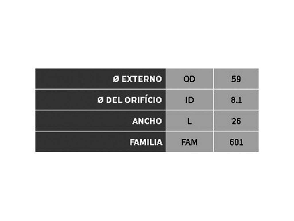 Rodamiento tensor