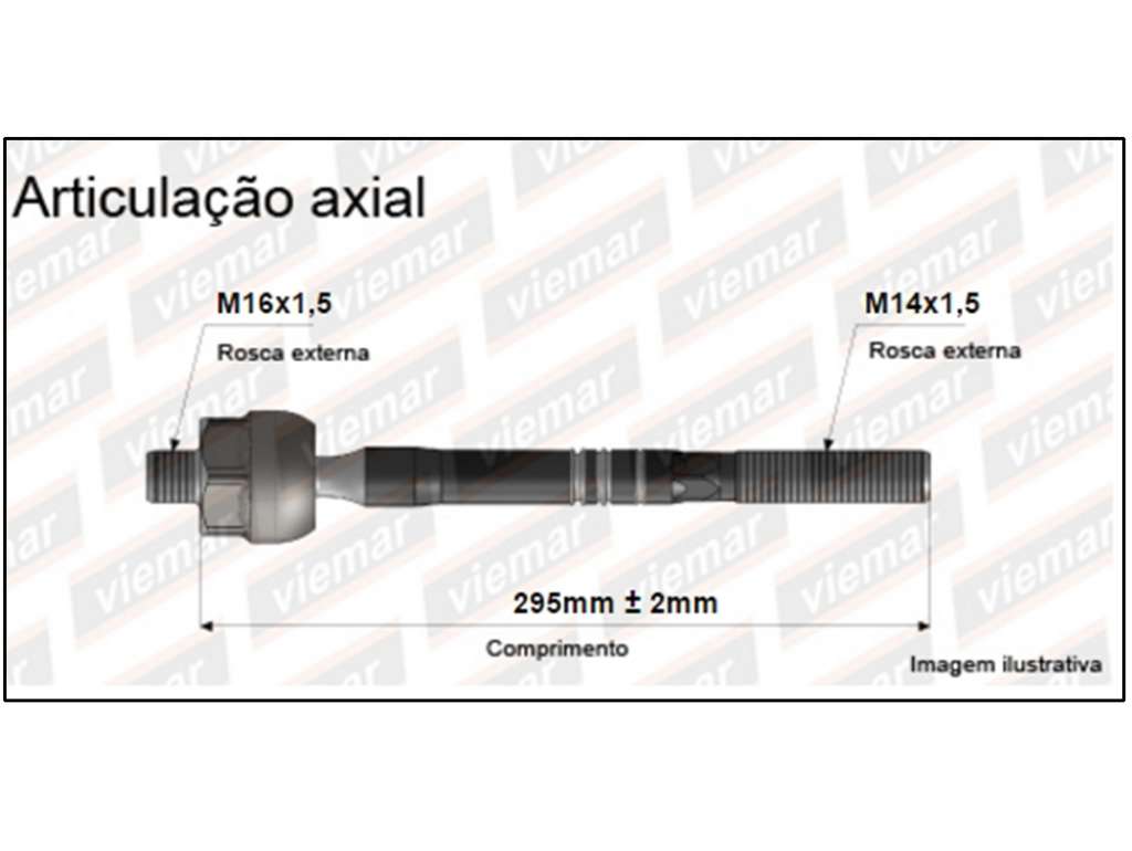 PUNTERO CREMALLERA HY H1 STAREX DH 14MM L295