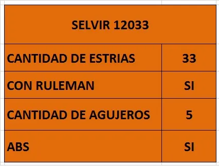 MAZA RUEDA DEL C/RULEMAN C/ABS GM CRUZE C/ABS GSP
