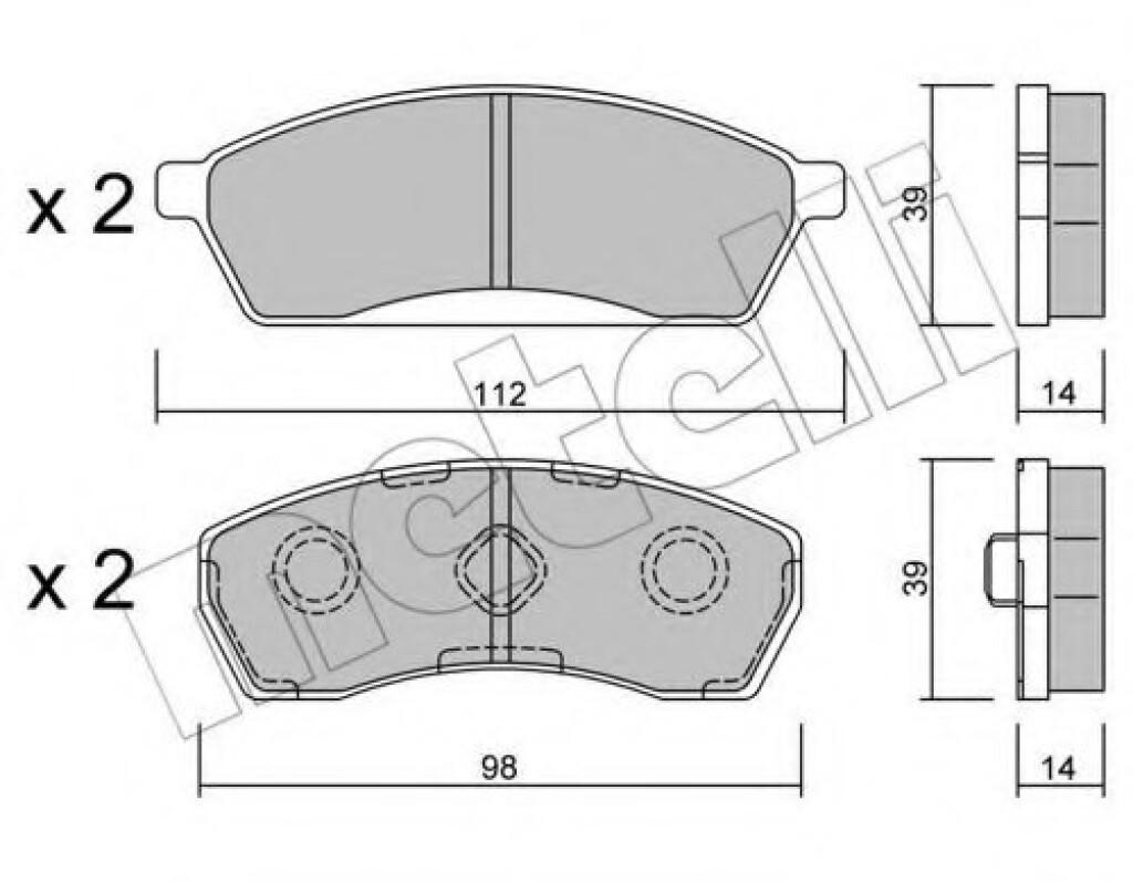 PASTILLAS DE FRENO SUBARU VIVIO 660CC EFFA CARGO 1.0-IDEAL