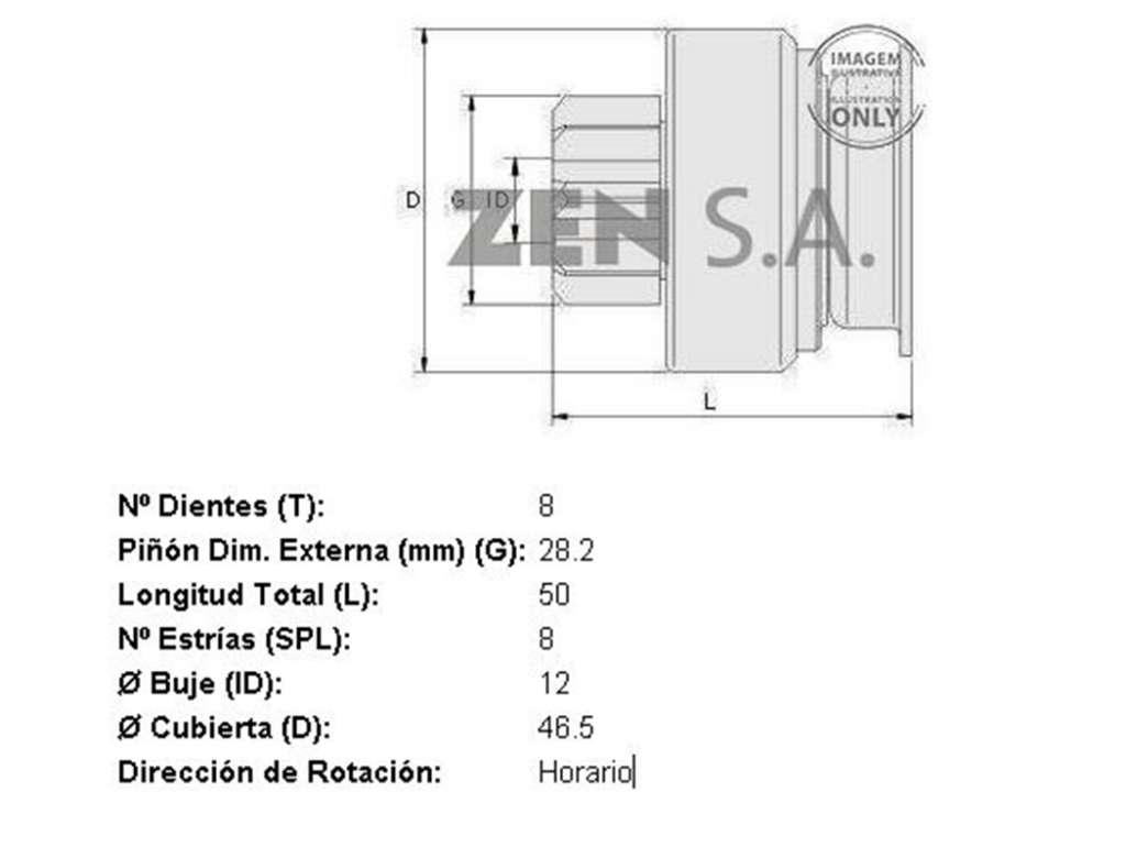 BENDIX MITSUBISHI SU VITARA/HY H100 NAFTA