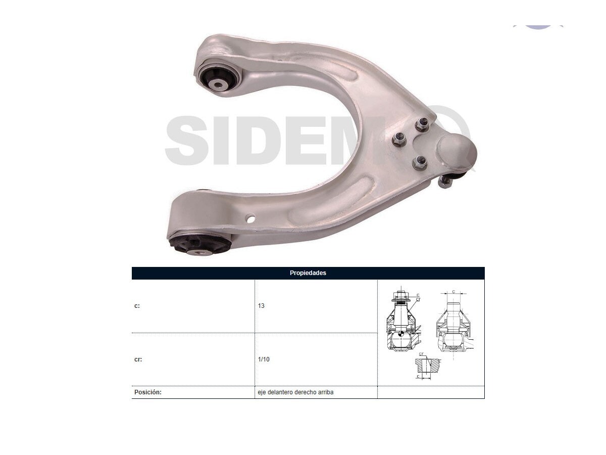 Parilla De Susp Del Mercedes Benz E 320 Cdi (W211)/E 280 (W211)/E 270 Cdi (W211)/E 280 Cdi (W211)/E 350 (W211) 00-25 Der