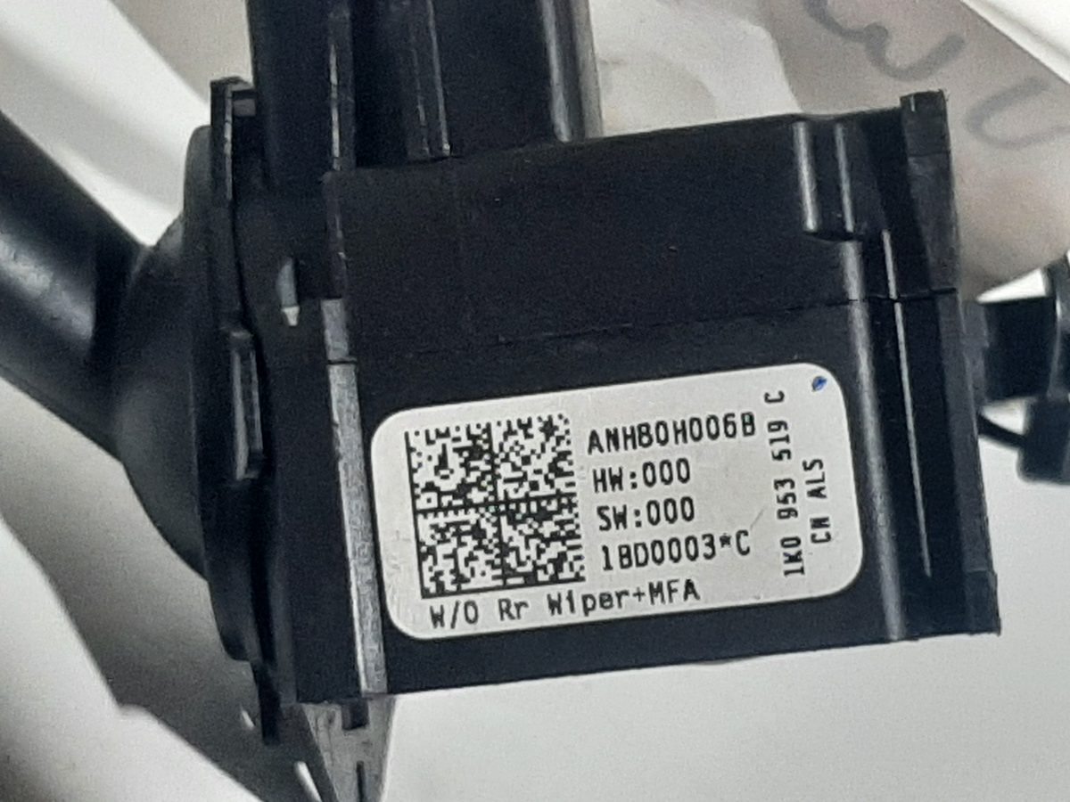 Llave Limpiaparabrisas Volkswagen Jetta (1K2) 2005-2010 Advance 1.9L 77kW ANH80H006B