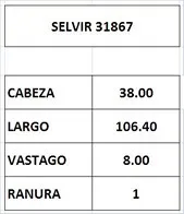Válvula de Admisión para Motor Mercedes-Benz OM602/OM603
