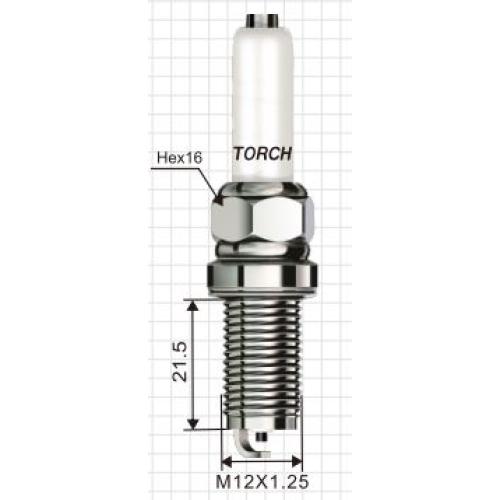 BUJIA TORCH EQUIV. BOSCH Y5LER02 M12(1.25) X19 HEX 16MM