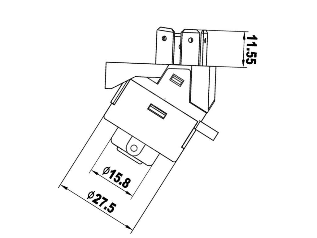 Conector eléctrico 4 terminales