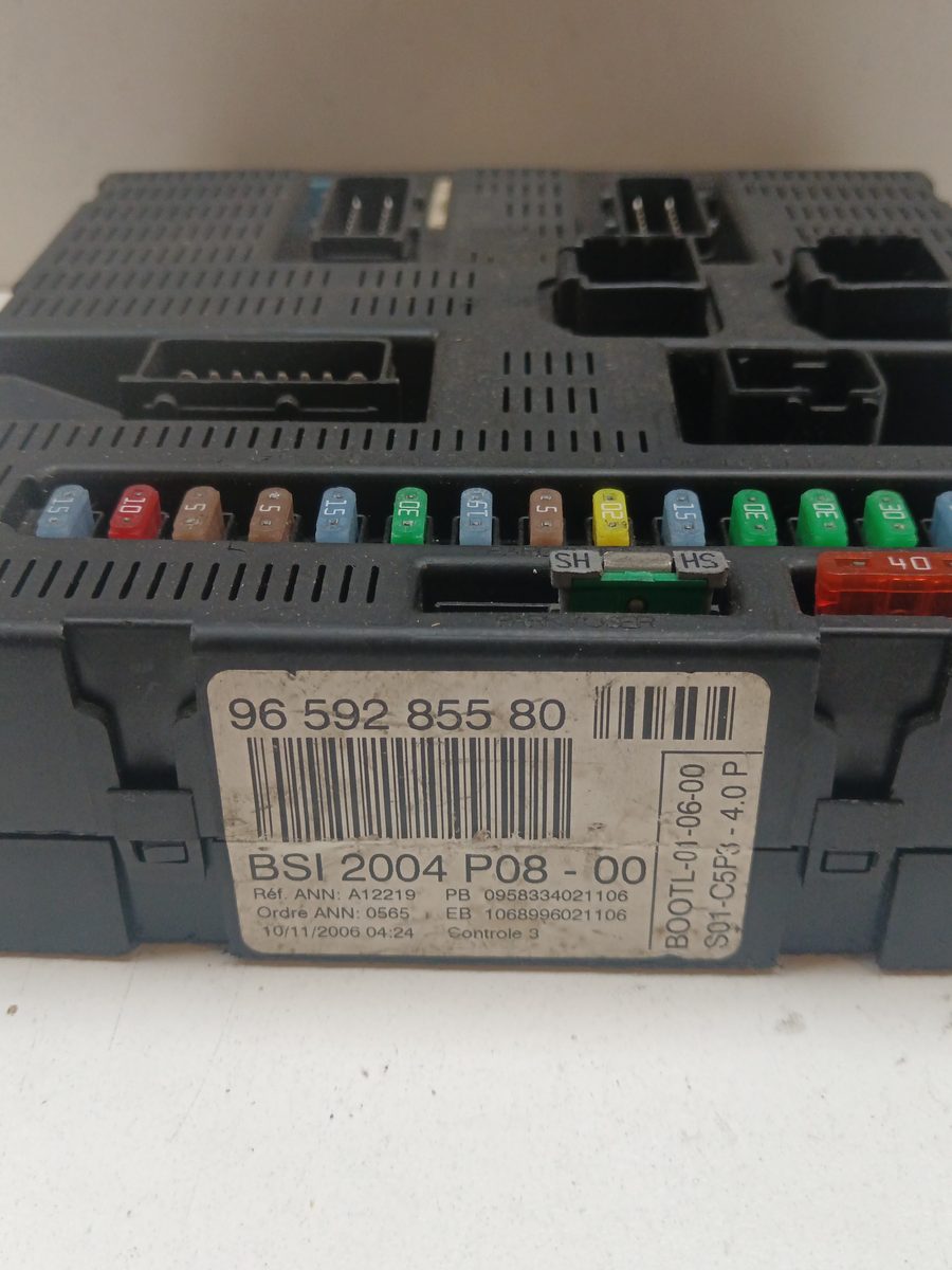 Caja Reles / Fusibles / Modulo Bsi Peugeot 207 Cc 2007-2012 1.6 16V 1.6L 88kW 9659285580