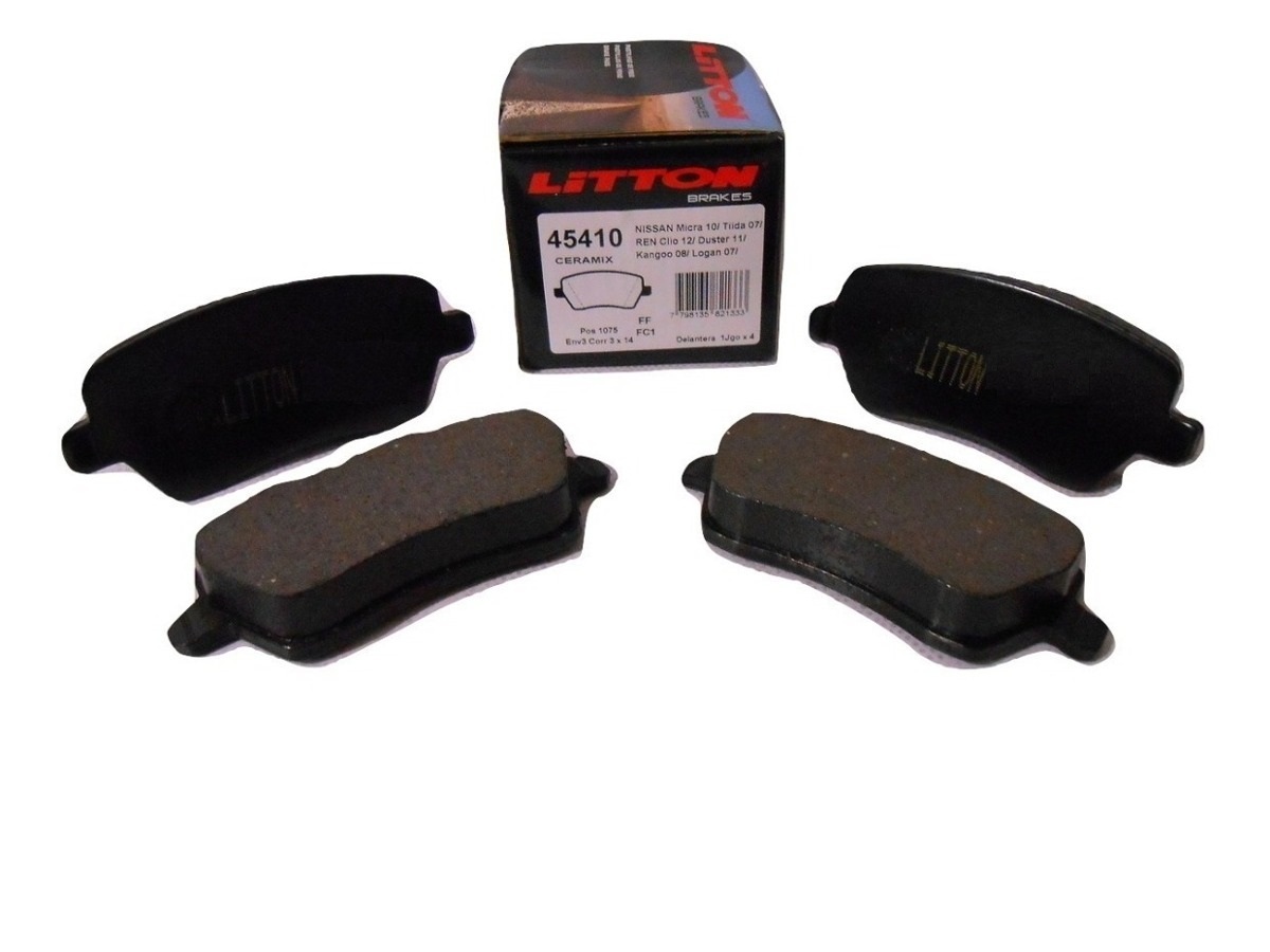 PASTILLAS FRENO DELANTERAS RENAULT NISSAN DUSTER TIIDA NOTE ARGENTINAS [LITTON]