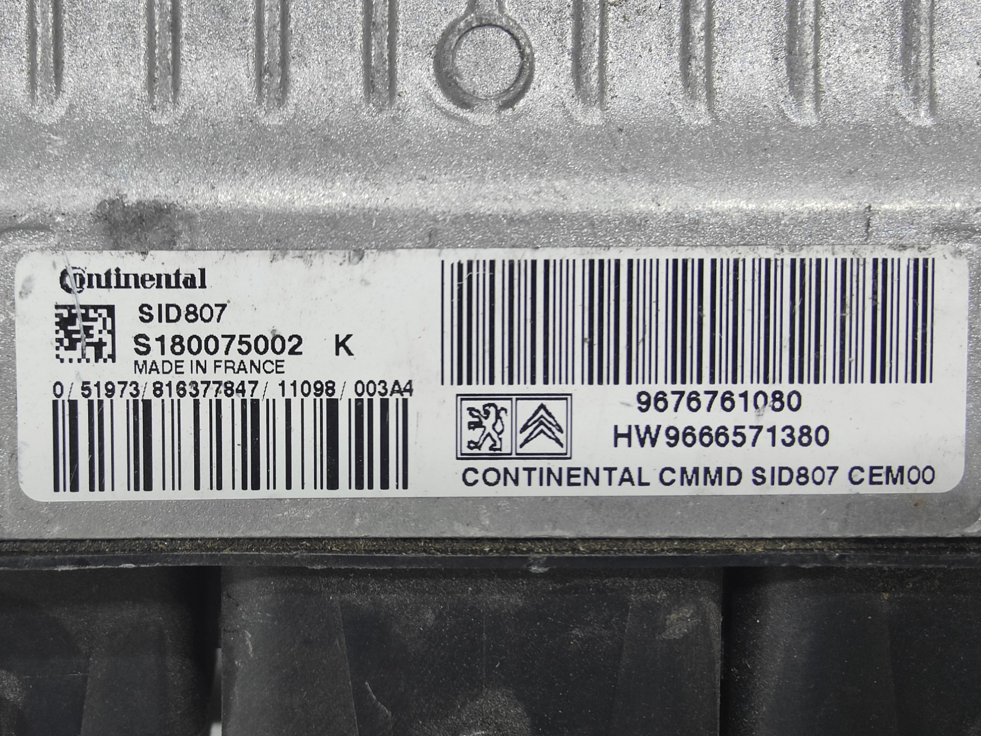 ECU de motor Peugeot 3008 1.6 HDI , Ref: 8304-K3B2