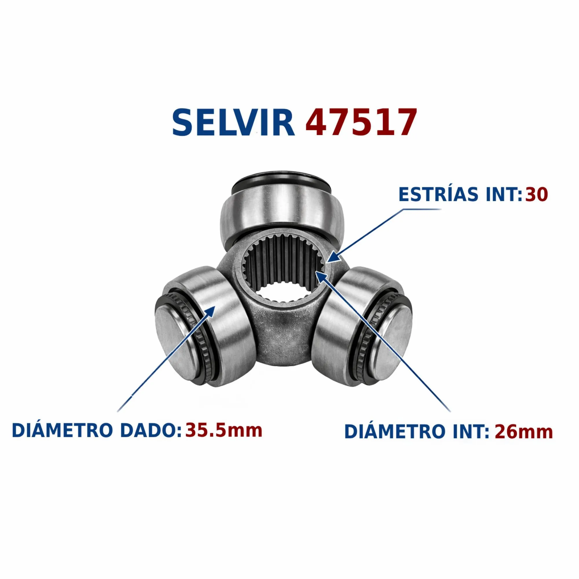 TRICETA (CRUZ) PEUGEOT 307-GM SPIN-COBALT-ONIX SKF