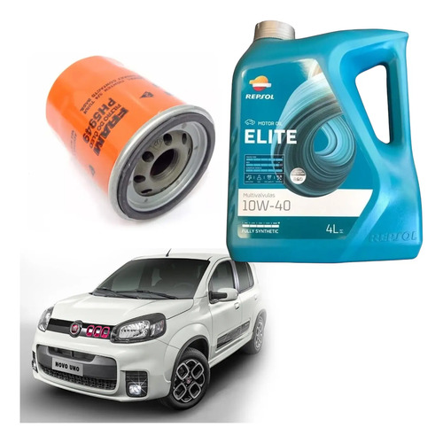 Filtro + Aceite Fiat Uno 15 1.4 Nafta