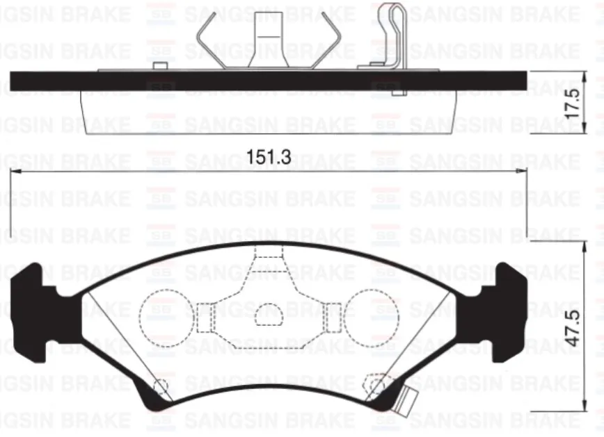 PASTILLAS DEL FIAT PALIO-KIA BREMSI
