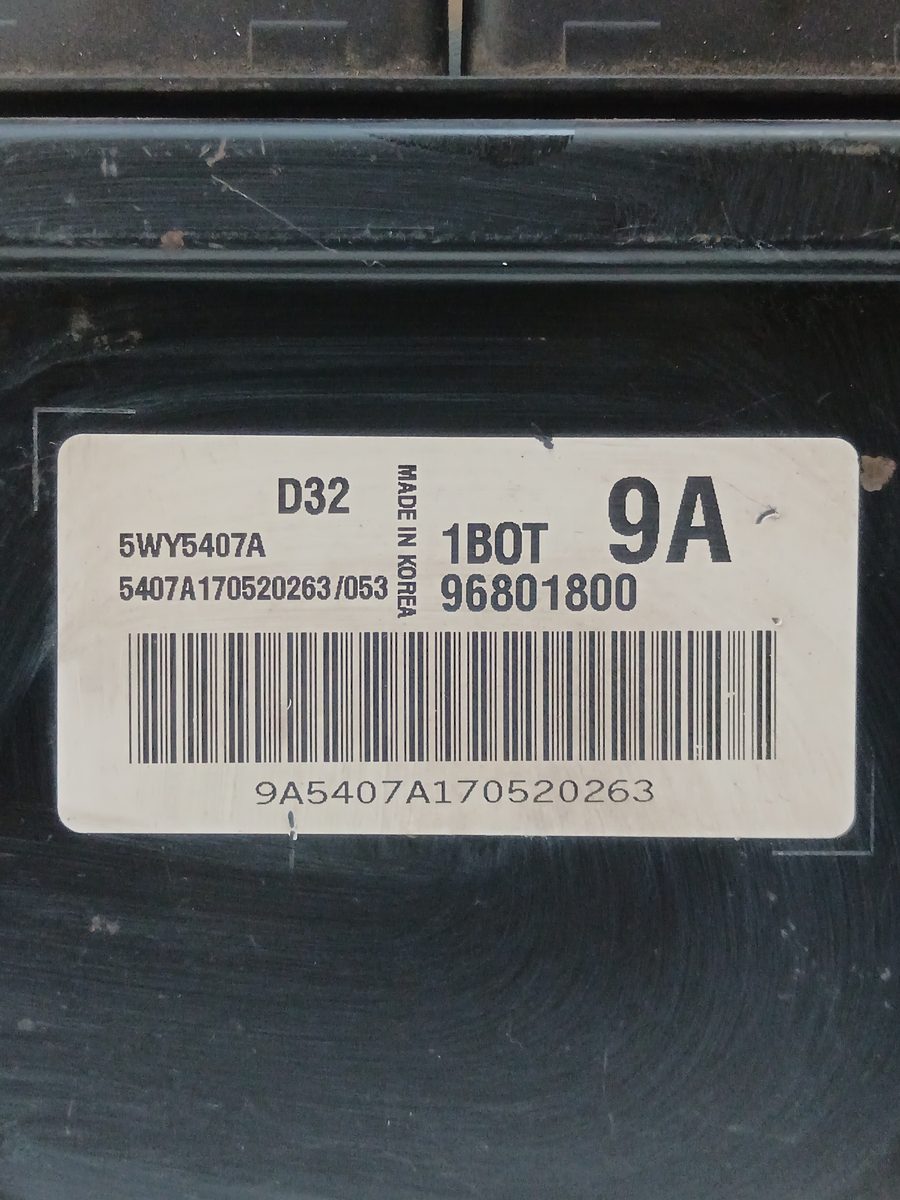 Centralita Motor Uce Chevrolet Spark 2005-2011 S 0.8L 38kW 96801800
