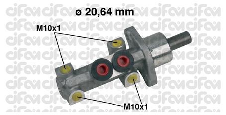 BOMBA DE FRENO CITROEN PEUGEOT AX ZX 205 306 2 SALIDAS 20.6 [CIFAM]