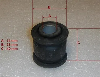 BUJE TENSOR TRA SUBARU LEGAXY 89 (LAT P/DEL)