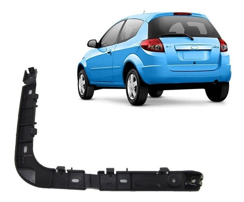 Soporte De Paragolpe Trasero Izquierdo Ford Ka 2008 / 2012