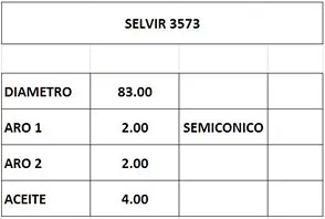 AROS 83.0mm TOYOTA 1.8D STD (4mm) CTI
