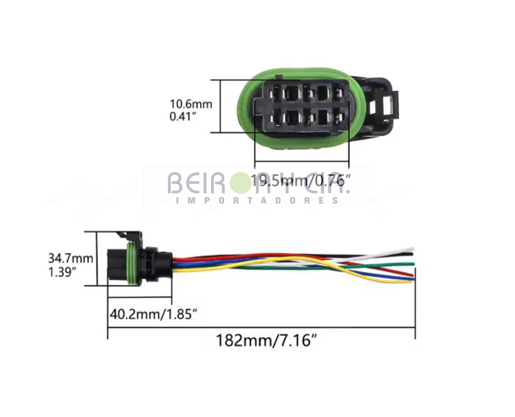 CONECTOR BOMBA NAFTA 6 VIAS RENAULT MEGANE/SCENIC