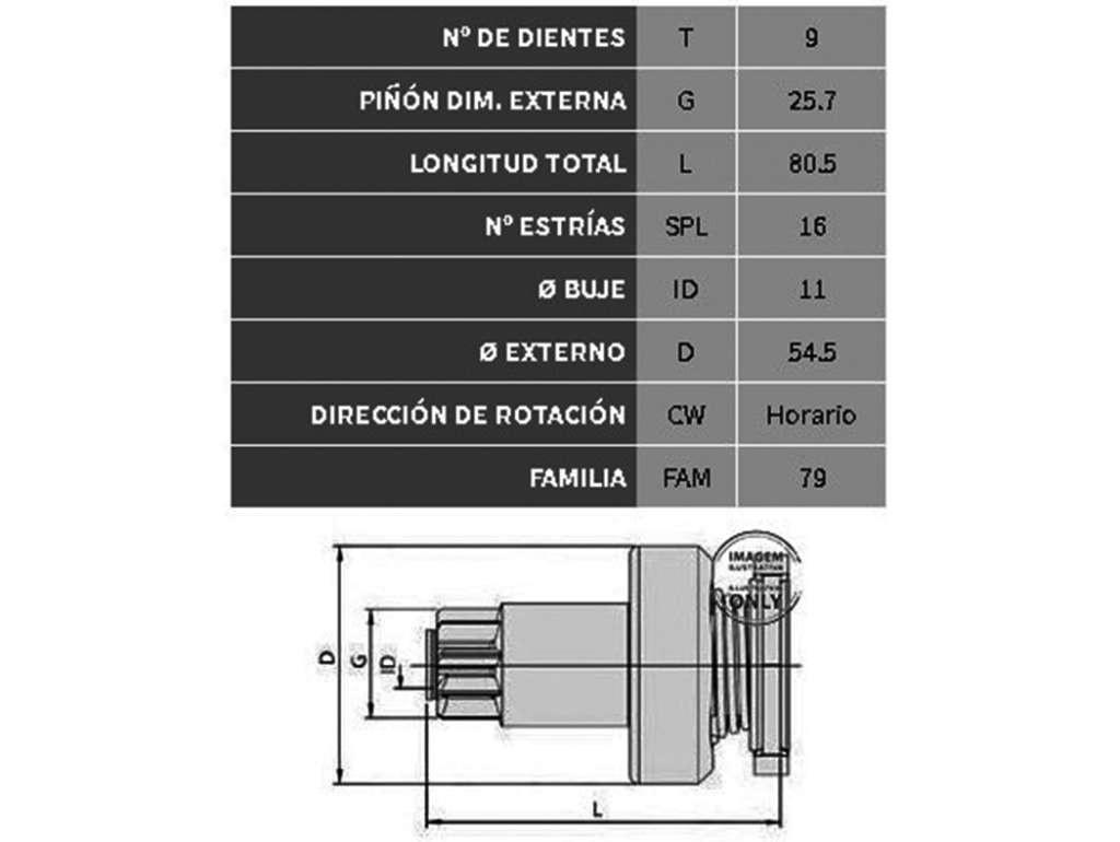 Bendix de arranque