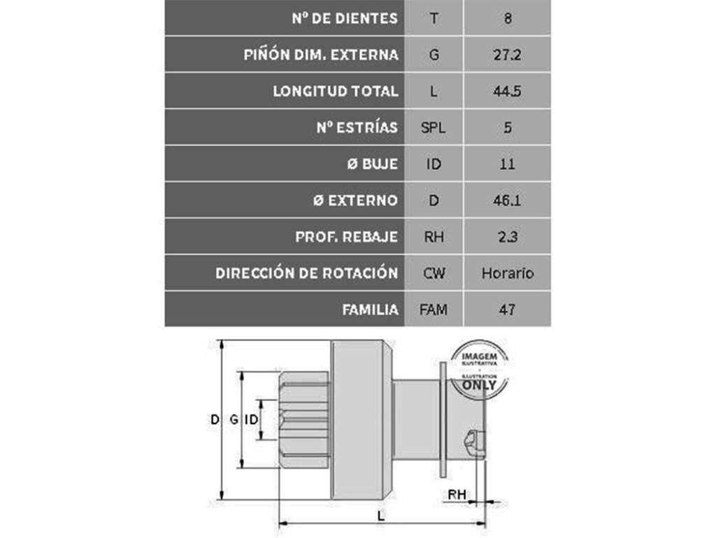 Bendix de arranque
