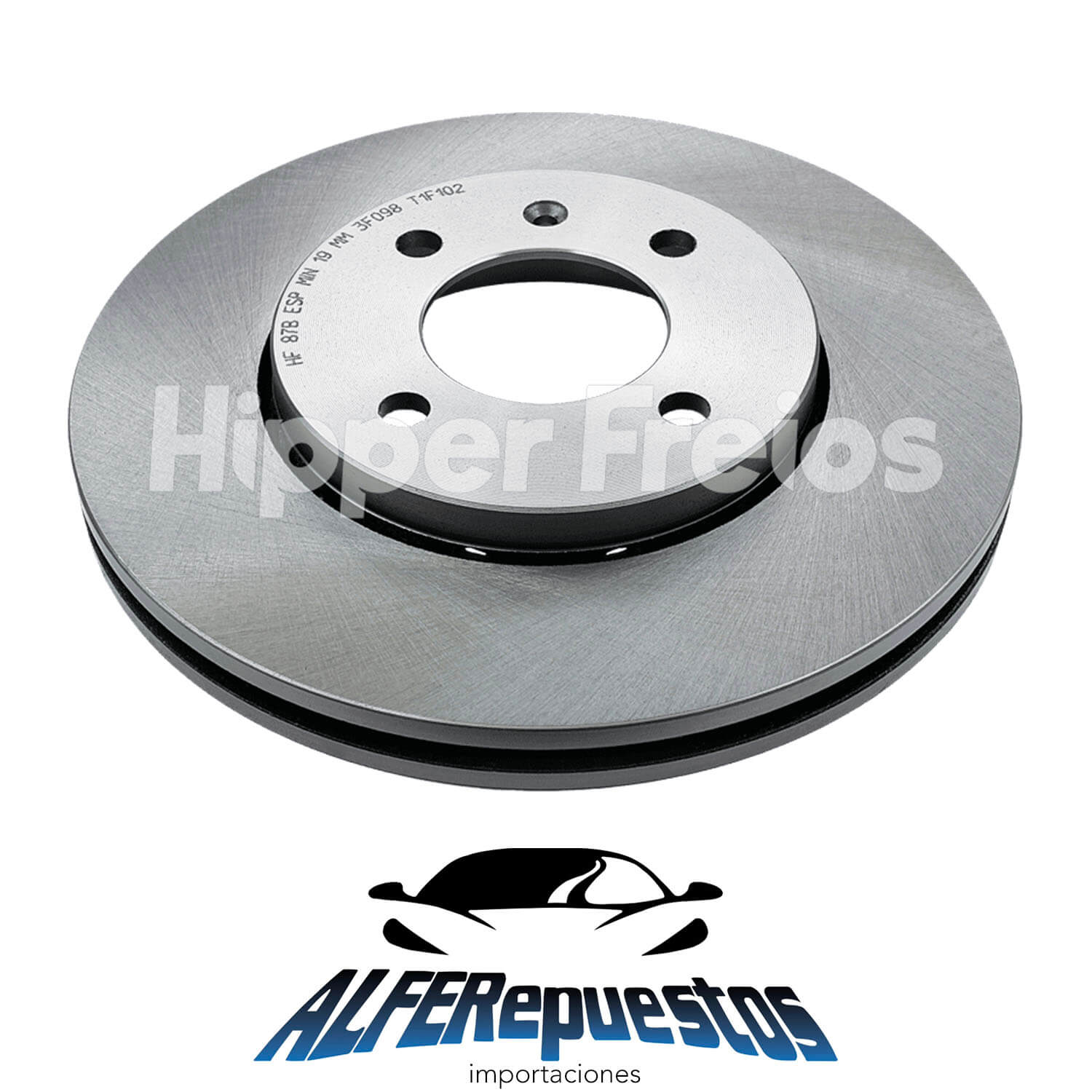 DISCO FRENO VENT. VW GOL/SAVEIRO G7/UP 1.0 256MM