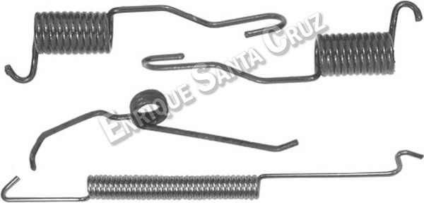 Kit de resortes de freno trasero derecho