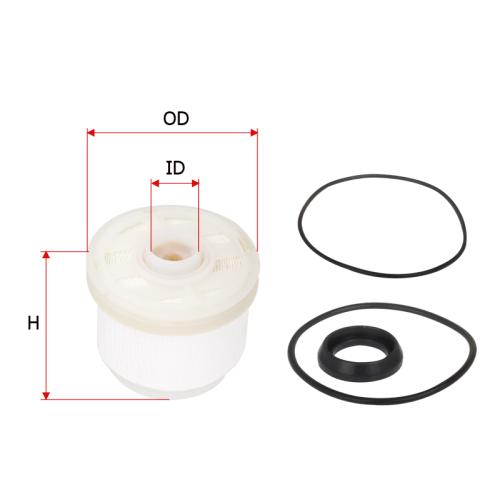 FILTRO GAS OIL TOYOTA HILUX 2.4 2.5 3.0D 05....16 SW4 (1KD-FTV) EQUI PU835X C10353 PC949 -SAKURA