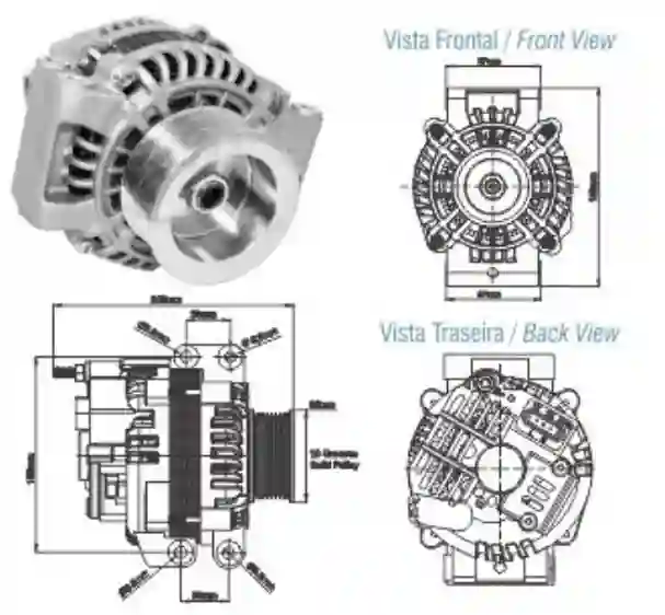 ALTERNADOR SCANIA 24V (100A)