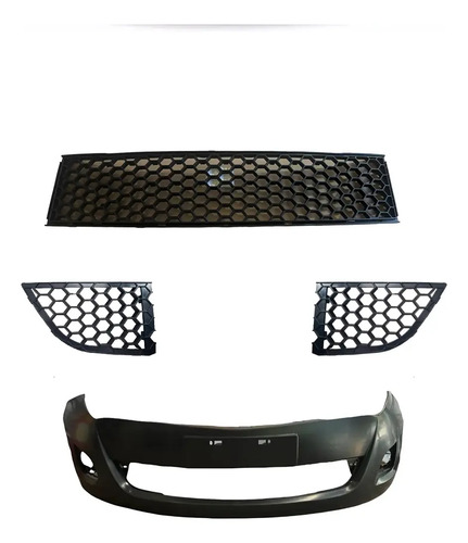 Paragolpe Delantero Chery Fulwin Con Rejilla Central Lateral