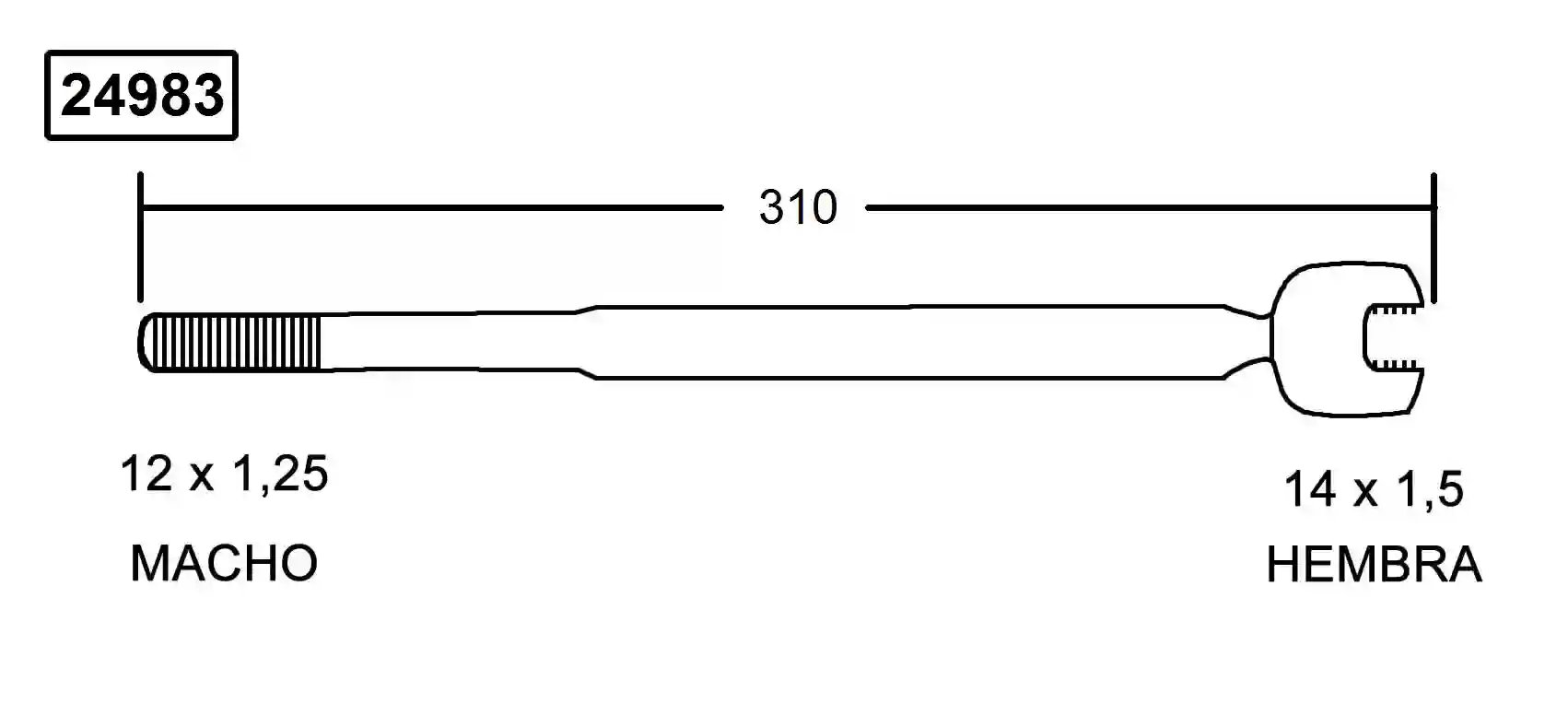 RACK END JAC 1023