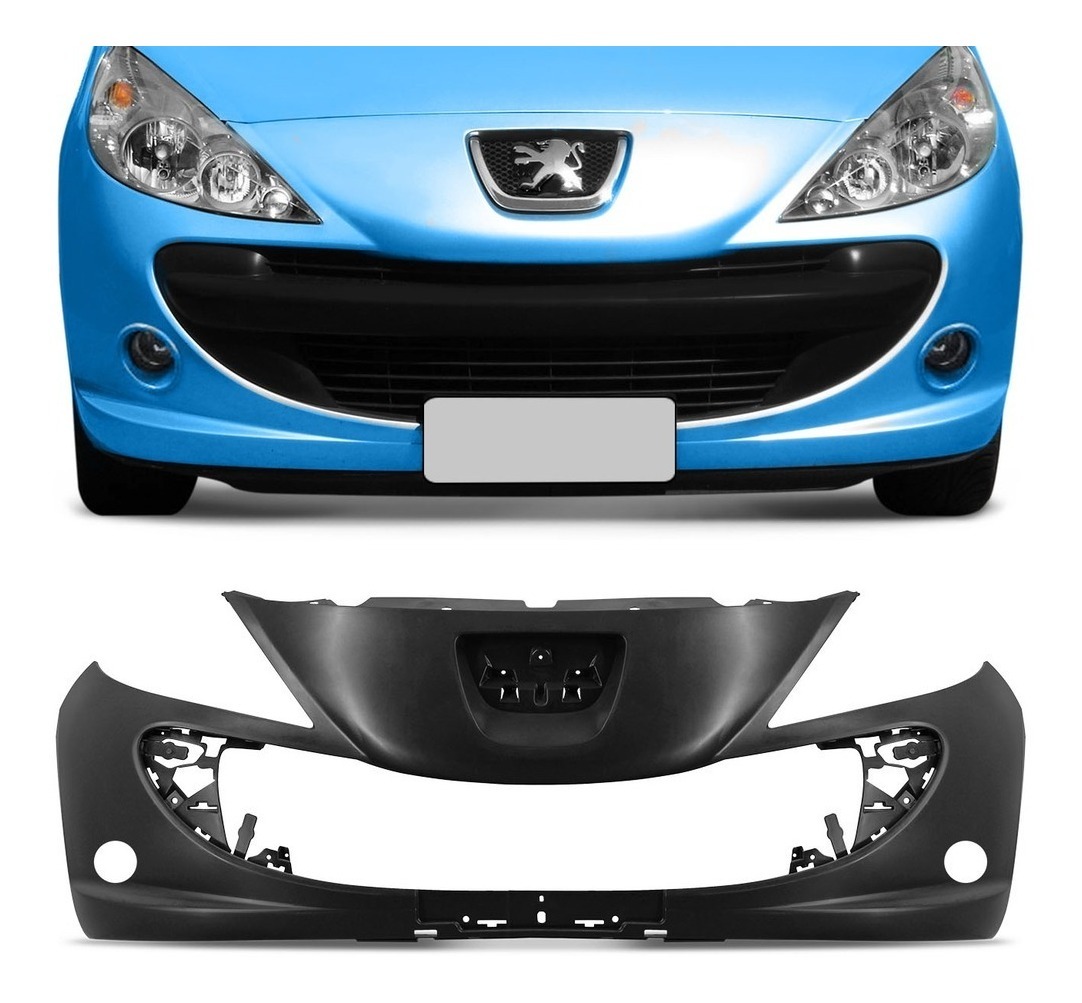 Paragolpe Delantero Peugeot 207 Compact Con Agujero Para Faro Caminero