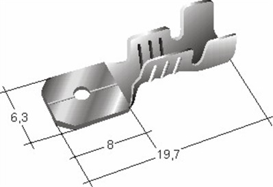 TERMINAL IMP. 08 ENCHUFE MACHO T/BOSCH UNIVERSAL