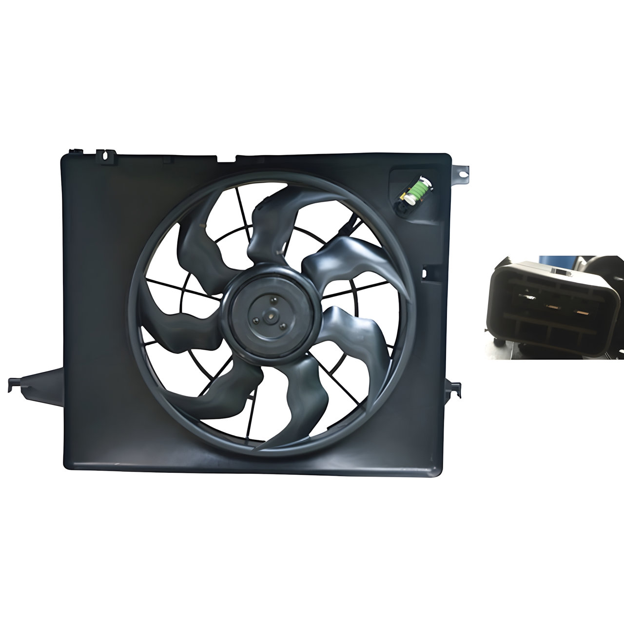 ELECTROVENTILADOR DE AGUA CON SOPORTE -TYC